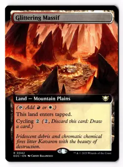 Glittering Massif (Extended Art) 42 Commander: Edge of Eternities Normal NM - Image 1