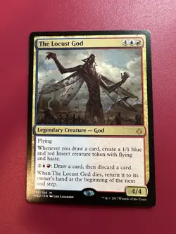 *** The Locust God *** Hour of Devastation NM MTG English - Image 1