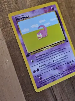Slowpoke - 1st Edition - Near Mint - Fossil Set 55/62 - Pokemon TCG 1999 WOTC - Image 3