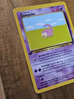 Slowpoke - 1st Edition - Near Mint - Fossil Set 55/62 - Pokemon TCG 1999 WOTC - Image 3