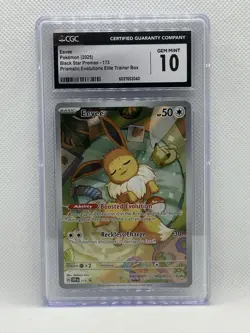 Eevee 173 Sv: Scarlet & Violet Promo Cards Holo CGC 10 - Image 1