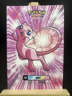 Mew 151 Attacks 2 Database Johto Cracked Ice Holo Pokemon - Image 1
