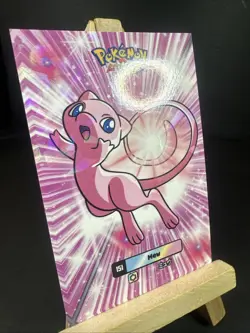 Mew 151 Attacks 2 Database Johto Cracked Ice Holo Pokemon - Image 3