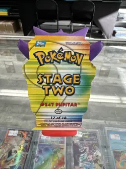 2001 Pokemon Topps Johto League Champions Die Cut Pupitar #17 - Image 2
