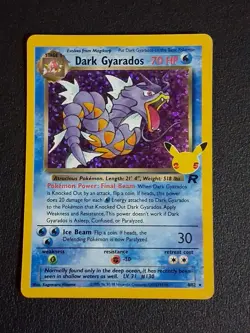 Pokemon Celebrations Dark Gyarados 8/82 Team Rocket Holo Rare 70HP Ice Beam - Image 1