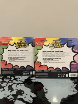 Pokemon Mega Evolution Ascended Heroes Tech Sticker Collection 2 pack - Image 5