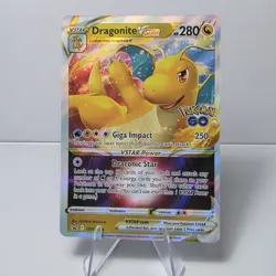Pokemon TCG Dragonite VSTAR SWSH236 Black Star Promo Holo English Pokemon GO - Image 1