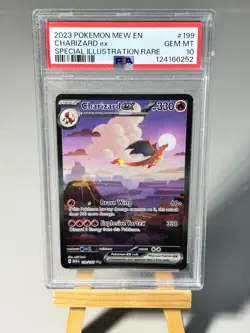 2023 Pokemon EN-Mew 151 Charizard EX 199/165 SIR GEM MINT PSA 10 - Image 1