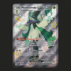 Meowscarada Ex SVP 078 S&V: Paldaen Fates Black Star Promo Pokemon TCG NM 🔥 - Image 1