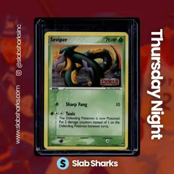 2007 POKEMON EX POWER KEEPERS #23/108 SEVIPER HOLO STAMPED - Image 1