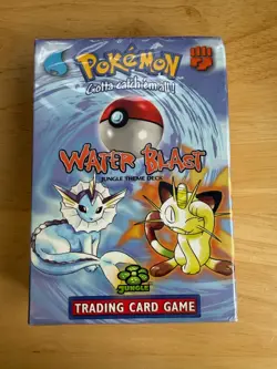 Sealed Unopened WOTC 1999 Pokemon Water Blast Theme Deck - WOC 06066 - Image 1