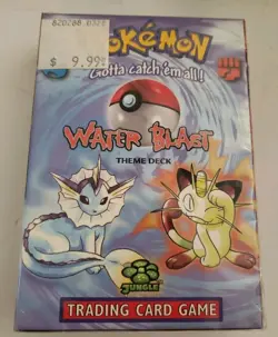 FACTORY SEALED Pokemon Jungle Water Blast Theme Deck WOTC - Image 1