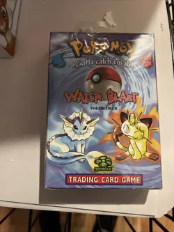 Pokemon Water Blast Jungle Theme Deck Factory Sealed WOTC 1999 Trading Card Game - Image 1