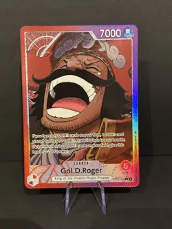 Gol D Roger OP13-003 Leader Alt Art - Carrying On His Will - One Piece TCG - Image 1