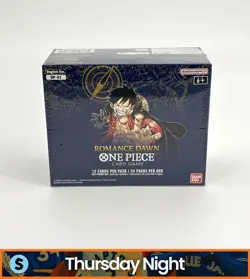 ONE PIECE TCG OP-01 ROMANCE DAWN ENGLISH VERSION SEALED BOOSTER BOX WHITE BOTTOM - Image 1