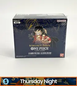 ONE PIECE TCG OP-01 ROMANCE DAWN ENGLISH VERSION SEALED BOOSTER BOX WHITE BOTTOM - Image 1