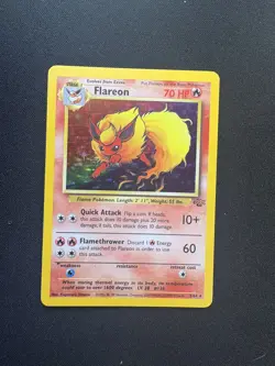 Flareon 3/64 - Jungle Unlimited 1999 - Vintage Pokemon WOTC Holo Rare - Image 1