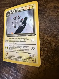 Pokemon TCG Dark Magneton 11/82 Team Rocket Holo Rare LP - Image 3