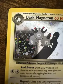 Pokemon TCG Dark Magneton 11/82 Team Rocket Holo Rare LP - Image 4