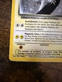 Pokemon TCG Dark Magneton 11/82 Team Rocket Holo Rare LP - Image 5