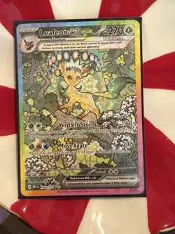 Pokemon Leafeon EX Prismatic Evolutions 144/131 Special Illustration Rare (SIR) - Image 1