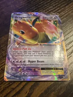 Dragonite EX 72/108 Pokemon Card TCG XY Evolutions Holo Rare EX - Image 1