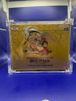 One Piece Card Game - Kingdoms of Intrigue OP04 - English Booster Box W/Acrylic - Image 1