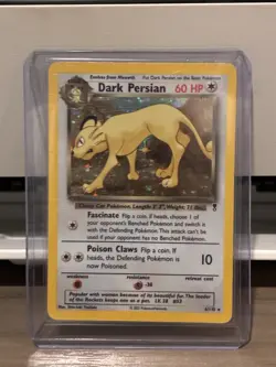 Persian 6/110 Holo Rare LP Legendary Collection Pokemon Card 2002 WOTC - Image 1