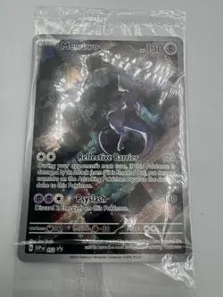 SEALED Mewtwo 052 Scarlet & Violet 151 Black Star Promo Pokemon Card - Image 1