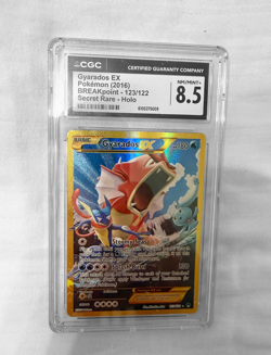 CGC 8.5 Gyarados EX 2016 BREAKpoint 123/122 Secret Rare Holo Pokemon Card - Image 1