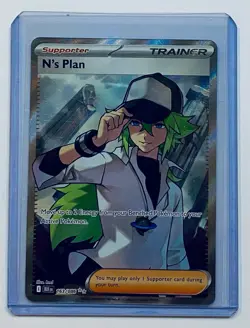 Pokemon TCG Black Bolt Ultra Rare Trainer Card N's Plan 163/086 - Image 1