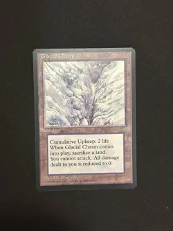Magic The Gathering Glacial Chasm - Ice Age Edition - Image 1