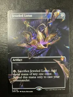 Jeweled Lotus Magic Borderless The Gathering Commander Masters Used - Image 1