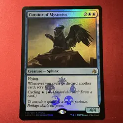 Magic the Gathering Foil Curator of Mysteries Resale Promo MTG - Image 1