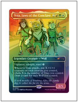 1x Voja, Jaws of the Conclave, Secret Lair Drop Foil, Magic MTG NM - Image 1