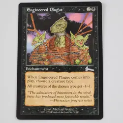 MTG Engineered Plague Magic the Gathering Urza’s Legacy NM Uncommon Enchantment - Image 1