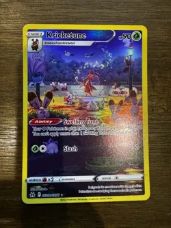 Kricketune GG02/GG70 - Crown Zenith Galarian Gallery Holo Pokemon TCG NM - Image 1