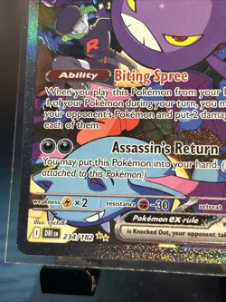 Pokemon TCG Team Rockets Crobat EX Destined Rivals #234/182 NM Nice! - Image 5