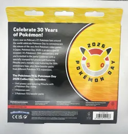 Pokemon Day 2026 Collection Box 30th Anniversary Pikachu Promo NEW! - Image 2