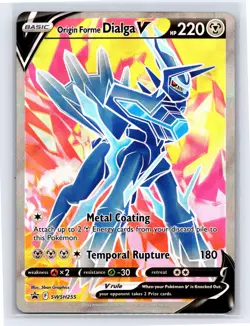 Origin Forme Dialga V 146/128 - Pokemon Brave Stars (Courage) - SR Holo - NM - Image 1