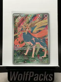 2025 Pokemon Phantasmal Flames - Zacian 100/094 Illustration Rare Holo - Image 1