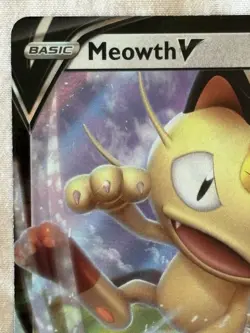 Meowth V SWSH004 Promo Holo Sword & Shield Promo Pokemon Card - Image 5