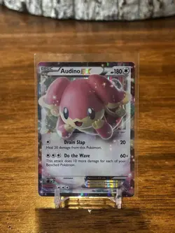 Pokemon Audino EX Ultra Rare Holo 84/124 Fates Collide English TCG Card - Image 1