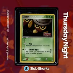 2007 POKEMON EX POWER KEEPERS #60/108 SEEDOT HOLO STAMPED - Image 1