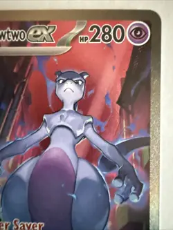 Pokemon TCG Destined Rivals Team Rockets Mewtwo EX Card 231/182 - Image 2