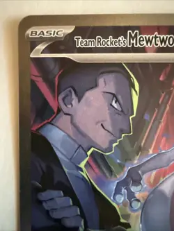 Pokemon TCG Destined Rivals Team Rockets Mewtwo EX Card 231/182 - Image 3