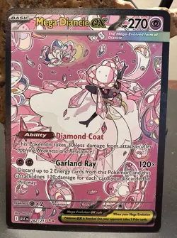 Pokemon TCG: Mega Diancie EX SIR 282/217 Ascended Heroes English - Image 1