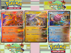 Raging Bolt Walking Wake Gouging Fire Pokemon Legendary Dogs Holo Rare NM - Image 1