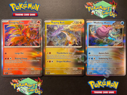 Raging Bolt Walking Wake Gouging Fire Pokemon Legendary Dogs Holo Rare NM - Image 2