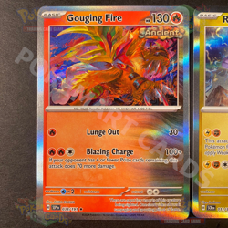 Raging Bolt Walking Wake Gouging Fire Pokemon Legendary Dogs Holo Rare NM - Image 5